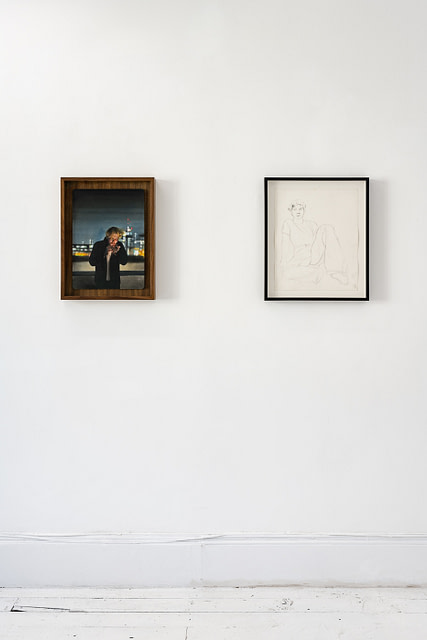 Installation view of The Male Gaze: From Larry Stanton to Now.