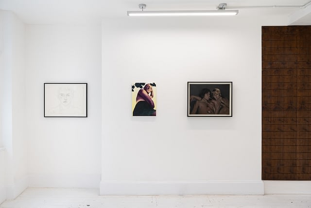 Installation view of The Male Gaze: From Larry Stanton to Now.