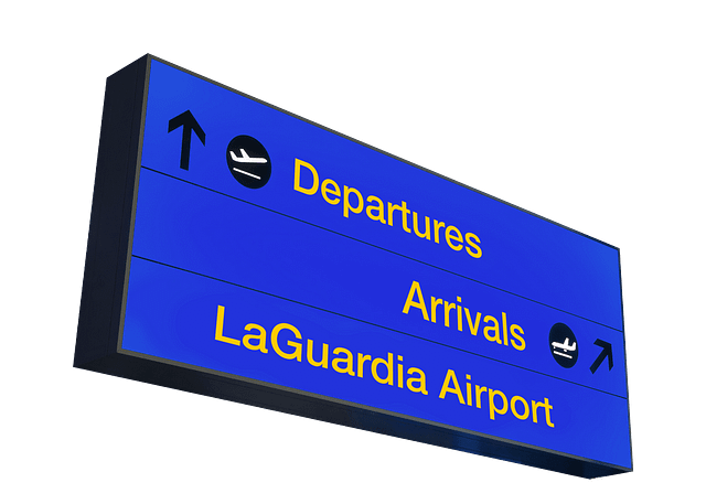 LaGuardia Airport signage